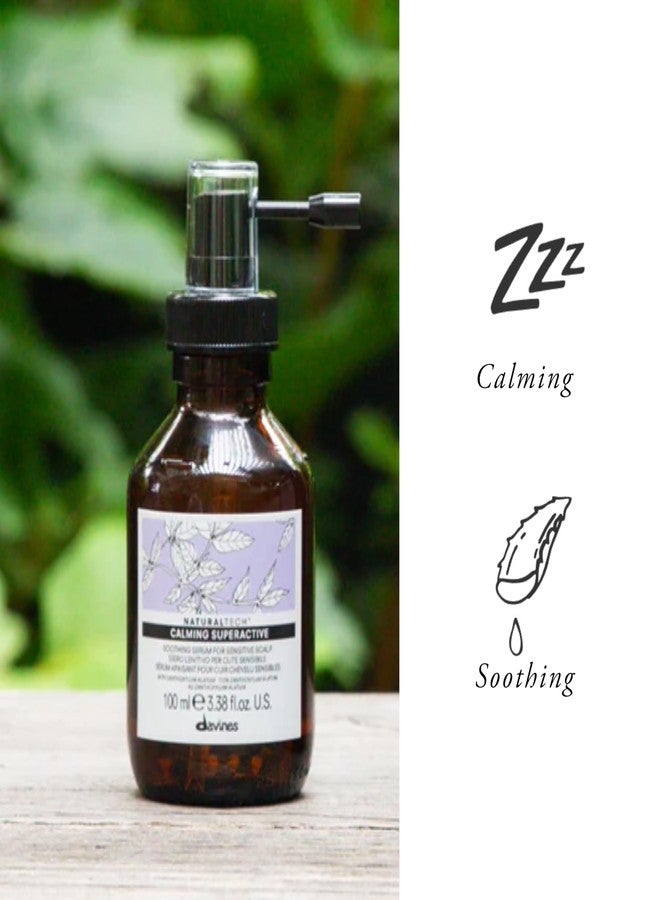 Davines Naturaltech CALMING Superactive Soothing Serum, Irritation Relief For Sensitive Scalps, 3.38 Fl. Oz. - Image 3