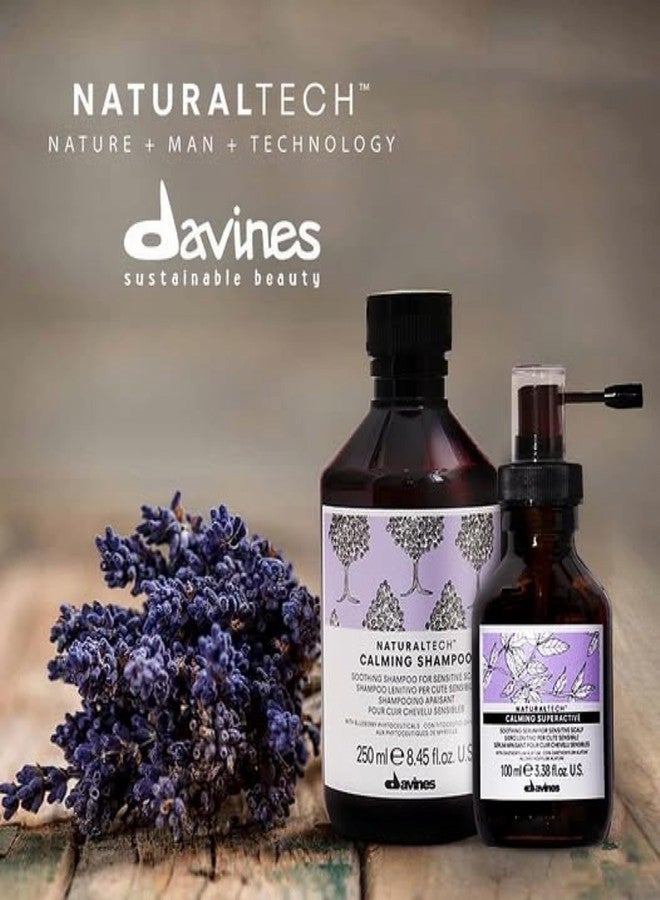Davines Naturaltech CALMING Superactive Soothing Serum, Irritation Relief For Sensitive Scalps, 3.38 Fl. Oz. - Image 2
