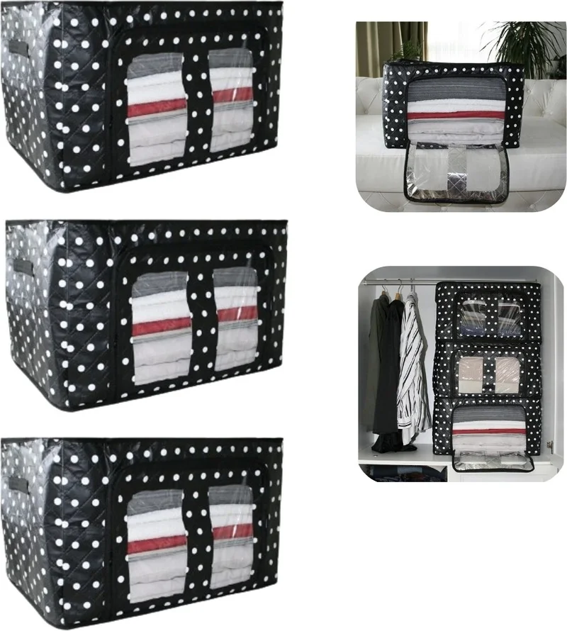 Piev Yuvalin Steel Framed Box Storage Bag Maxi 3 Piece