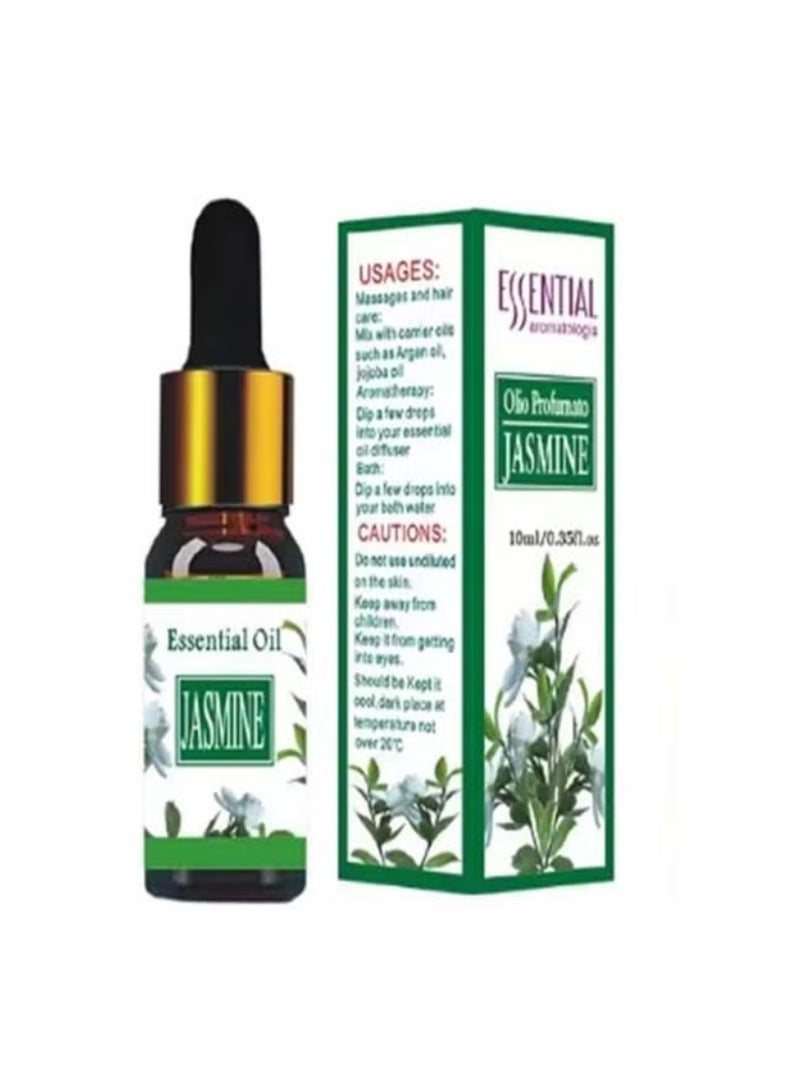 Essential 10ml Natural Aromatic Plant Aromatherapy Jasmine Oil Humidifier Special Water-Soluble Aromatherapy Essential Oil - Image 1