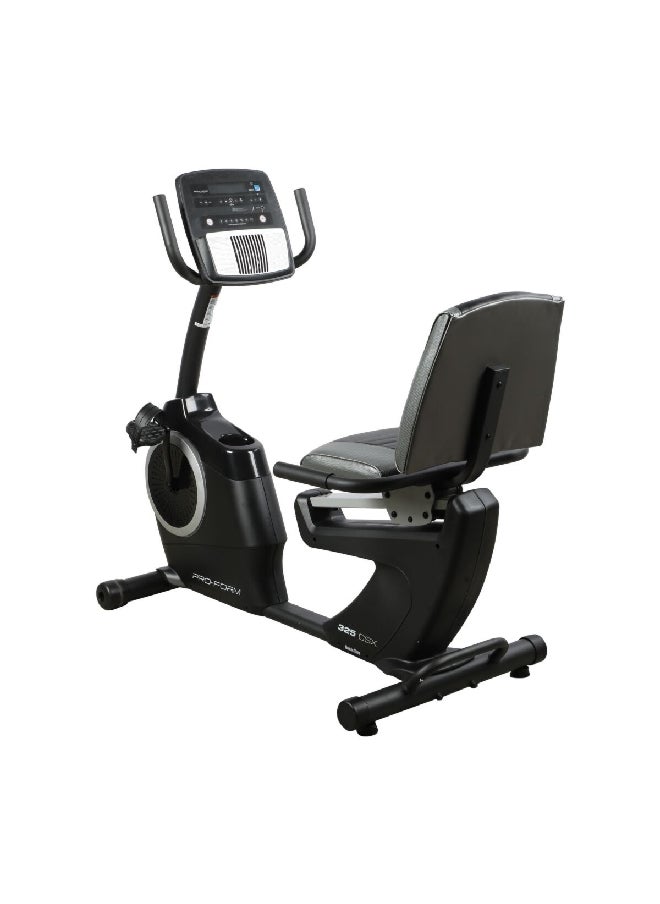 Pro-Form - Proform 325 CSX 5inch LCD Display Recumbent Exercise Bike with Built-In Tablet Holder and Embedded Fan Black 136kg PFEX43921-INT - Image 1