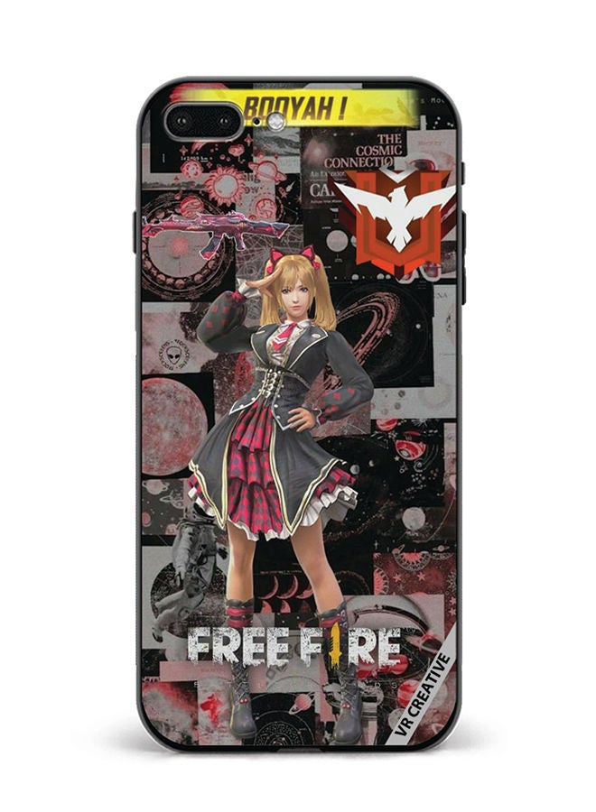 VR CREATIVE Protective Case Cover For Apple iPhone 7 Plus/8 Plus Free fire Design Multicolour - Image 1