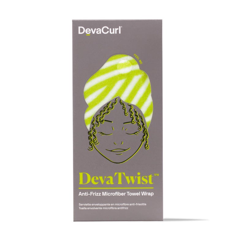 DevaCurl DevaTwist Anti-Frizz Microfiber Towel Wrap, Hands Free Design - Image 1