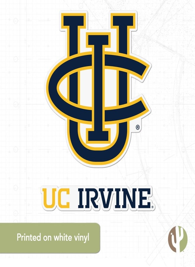 Desert Cactus University of California Irvine Sticker Anteaters UCI Eaters Vinyl Decal Laptop Water Bottle Car Scrapbook Sheet (4 Inch Set VB) - Image 5