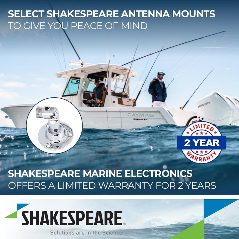 Shakespeare Stainless Steel Swivel Base Antenna Mount Model 81-S - Image 4