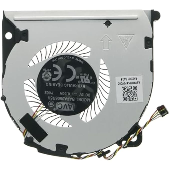 AVC BAZA0506R5H-Y002 LAPTOP CPU COOLING FAN COMPATIBLE WITH SONY VAIO VJS112C11W VJS121C11T VJS122C11T VJS132C11T VJS132C11W SERIES DC5V 0.5A REPLACEMENT INTERNAL CPU FAN - Image 3