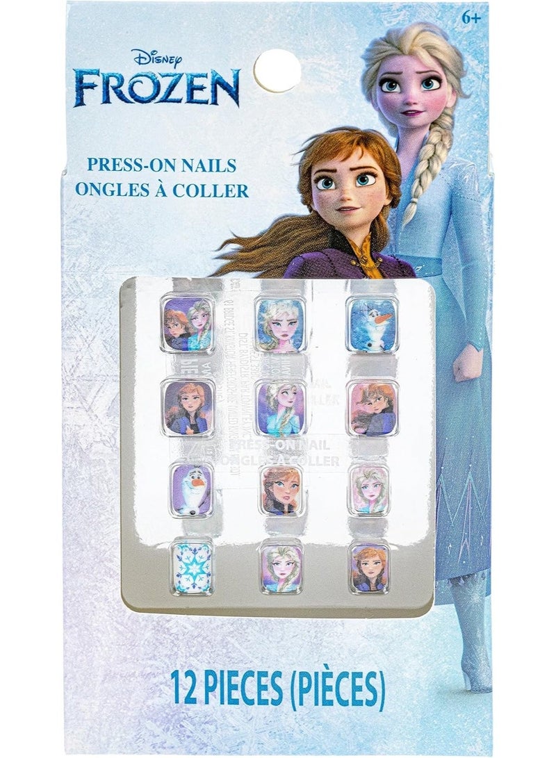 Disney Frozen Townley Girl 12 Pcs Press On Nails FZ0032GD - Image 1