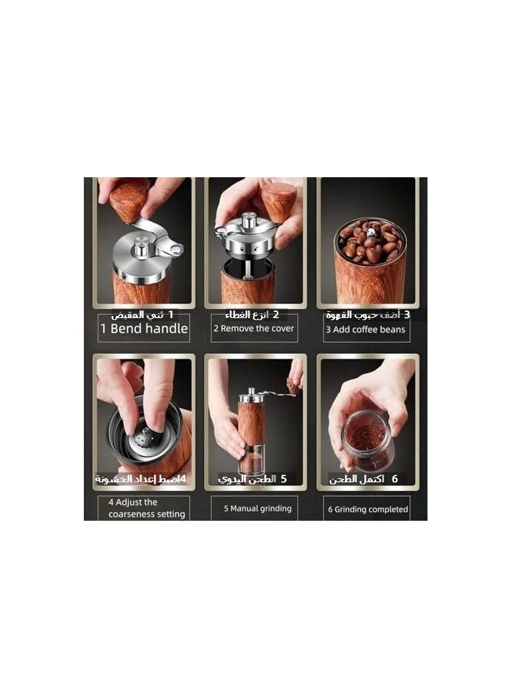 اكسيسن مطحنة حبوب القهوة اليدوية - Image 4