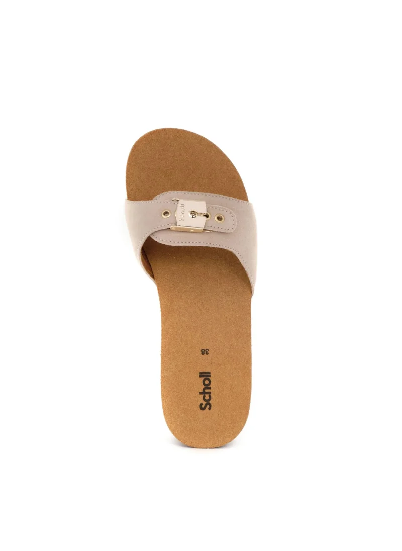 Scholl MULES OFF WHITE PESCURA HEEL CORK 2