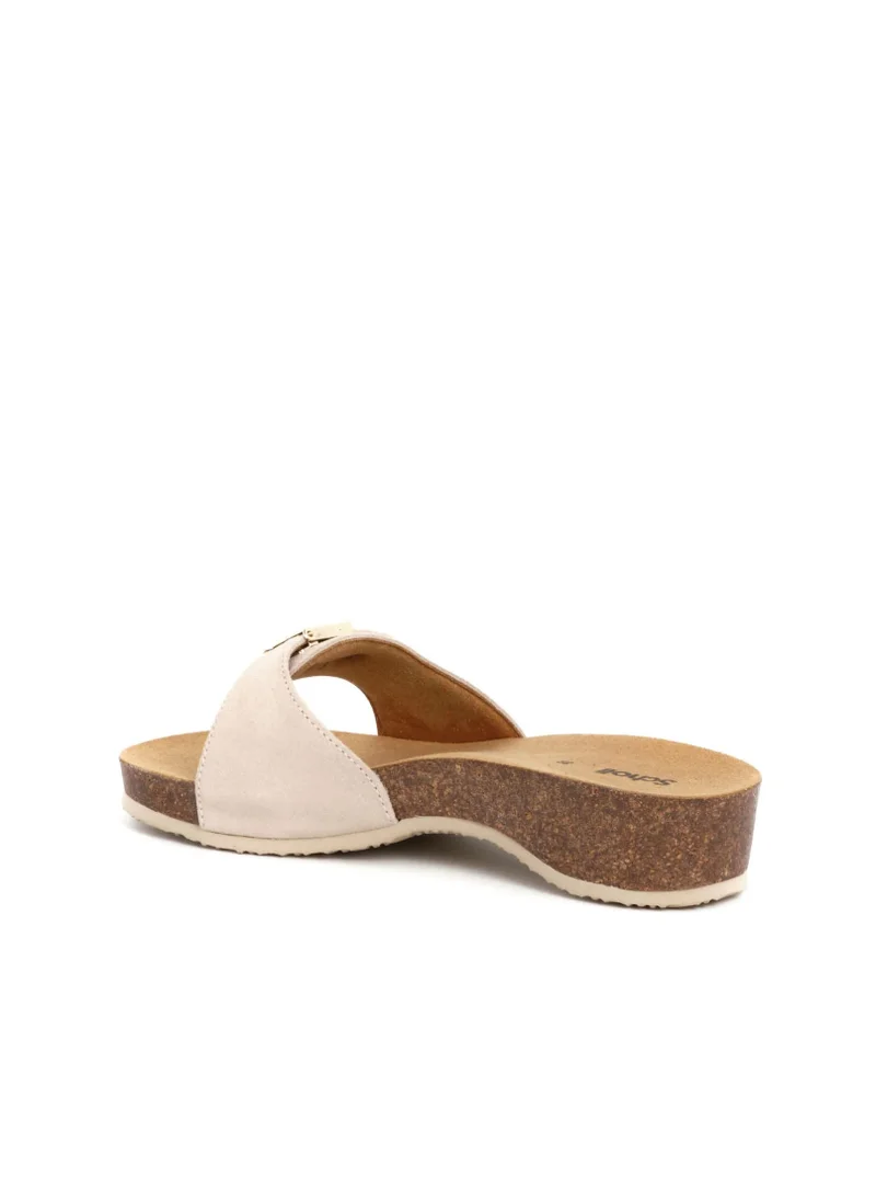 Scholl MULES OFF WHITE PESCURA HEEL CORK 2