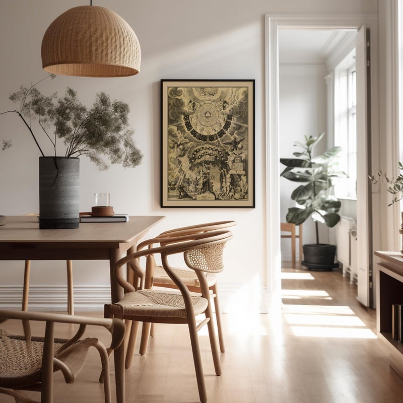 Poster Master Vintage The Alchemical Tree of Life Poster - Retro Print - Celestial Art - Mythology Art - Gift for Men & Women - Wall Decor for Living Room or Bedroom - 8x10 UNFRAMED Wall Art - Image 5