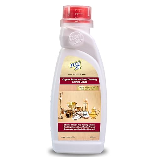 Cleansol Copper, Brass and Steel Cleaning & Shine Liquid -500 ML - Image 1