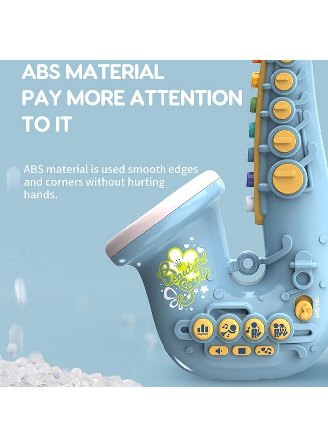 Smaroll Kids Saxophone Toy with Light and Sound,Multifunctional Early Educational Toys Musical Instrument Toy for Toddler Girls Boys Beginners Music Simulation Mini Saxophone, for Kids - Image 5