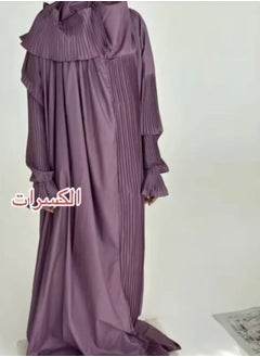 A prayer sheet of the type of robe with an attached veil and slits that add to its beauty and elegance