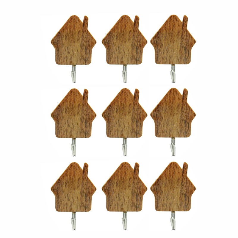 Rangoli Home Shapes Self Adhesive Hook Strong Self Adhesive Weight Limit Upto 3 kg Hook 9 - Image 1
