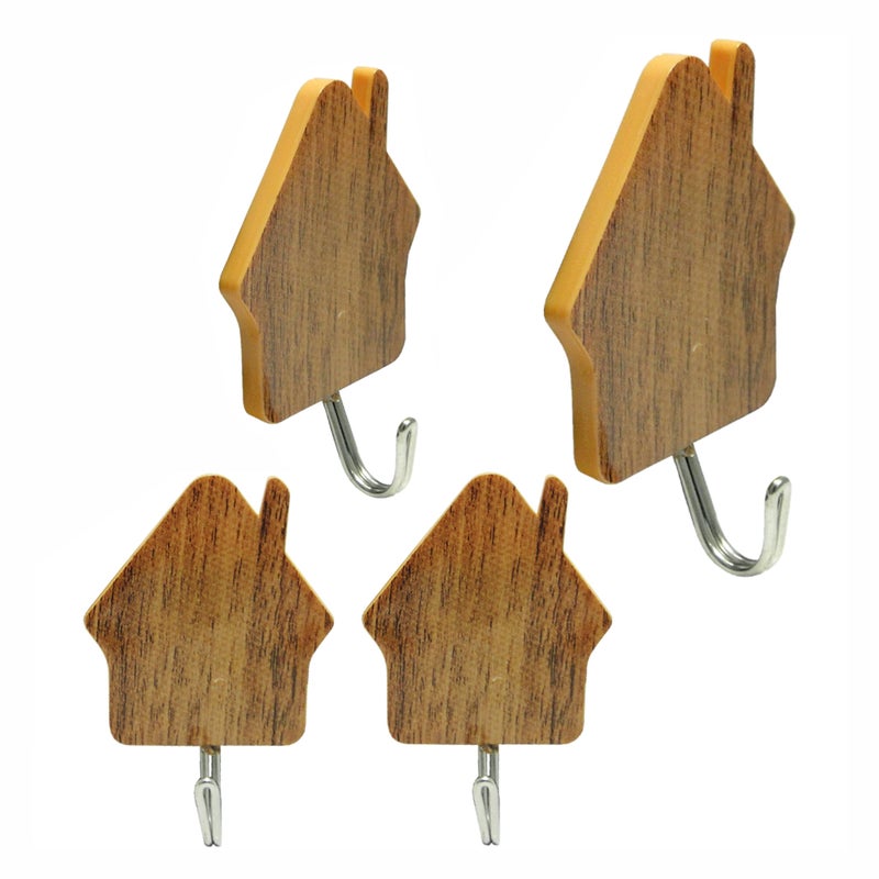 Rangoli Home Shapes Self Adhesive Hook Strong Self Adhesive Weight Limit Upto 3 kg Hook 9 - Image 4
