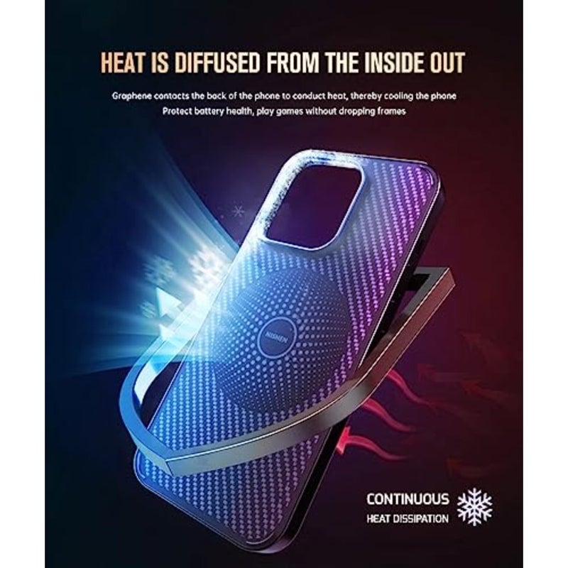 iPhone Cooling case iPhone Cooling case iPhone Heat Dissipation[Compatible with MagSafe] -No Wireless Charging - Image 4