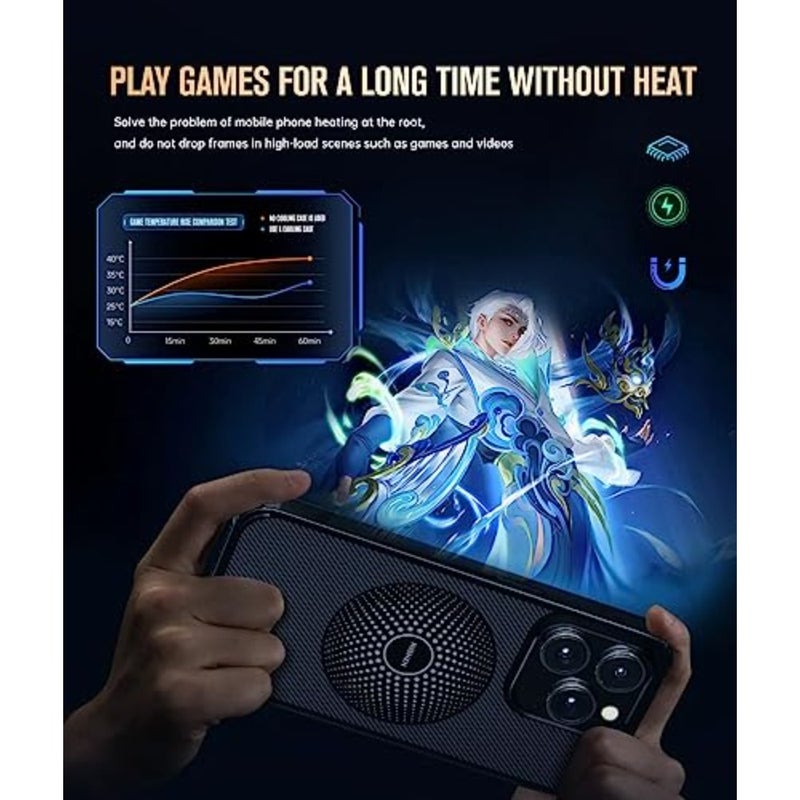 iPhone Cooling case iPhone Cooling case iPhone Heat Dissipation[Compatible with MagSafe] -No Wireless Charging - Image 5