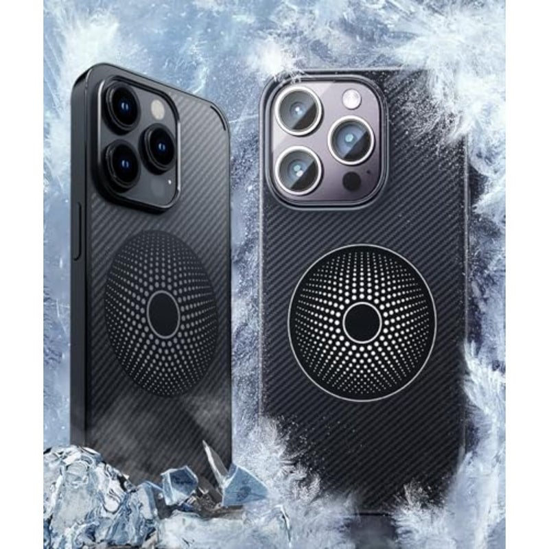 iPhone Cooling case iPhone Cooling case iPhone Heat Dissipation[Compatible with MagSafe] -No Wireless Charging - Image 1