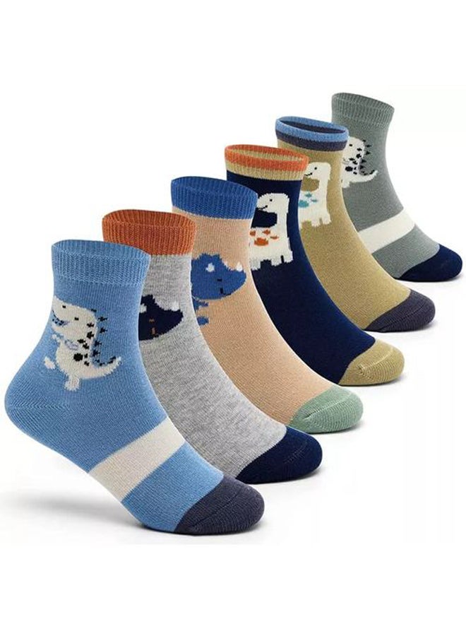 - Set Of (6) Ankle Socks - For Kids - Image 1