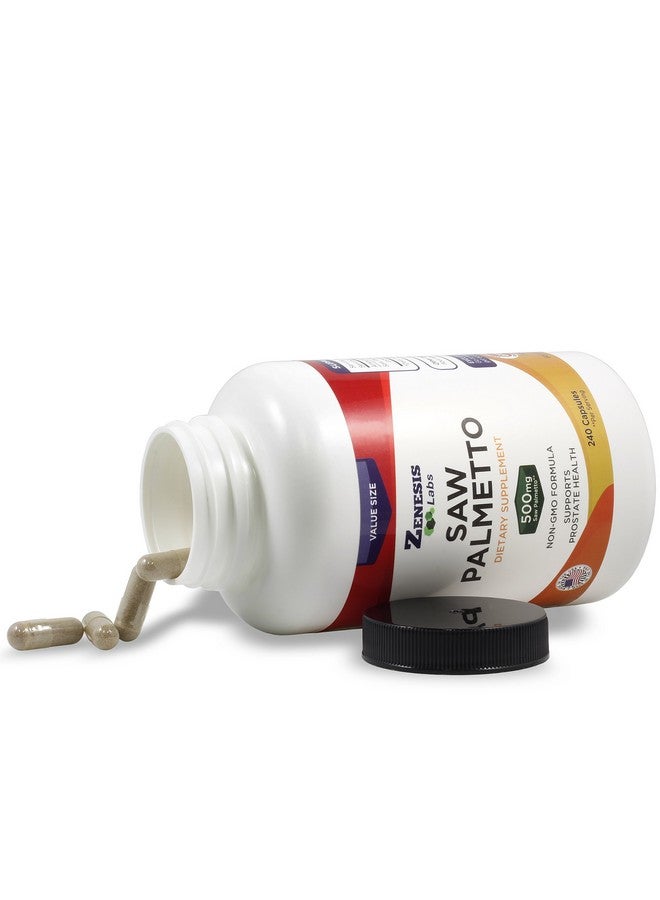 Zenesis Labs Saw Palmetto Extract - 240 Capsules - 500mg/capsule - 200% More Capsules Than Most Competitors - Image 5