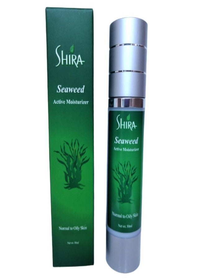 Shira Seaweed Active Moisturizer - Hydrating Face Cream for Oily Skin - Lightweight, Fast-Absorbing & Nourishing - Supports Tissue Regeneration, Balances Oil, Softens & Refreshes Skin - 50ml - Image 2