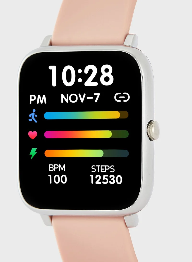 Ginger Smart Watch With Heart Rate, Blood Pressure And Blood Oxygen Monitoring