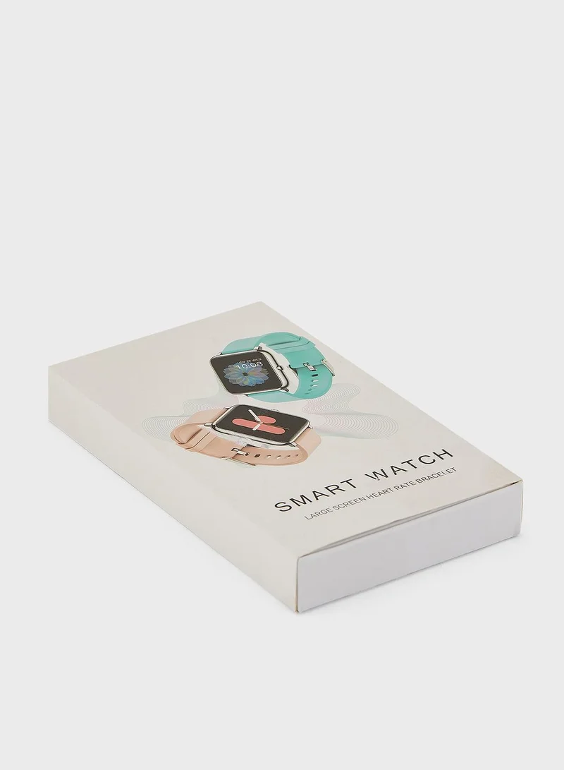 Ginger Smart Watch With Heart Rate, Blood Pressure And Blood Oxygen Monitoring