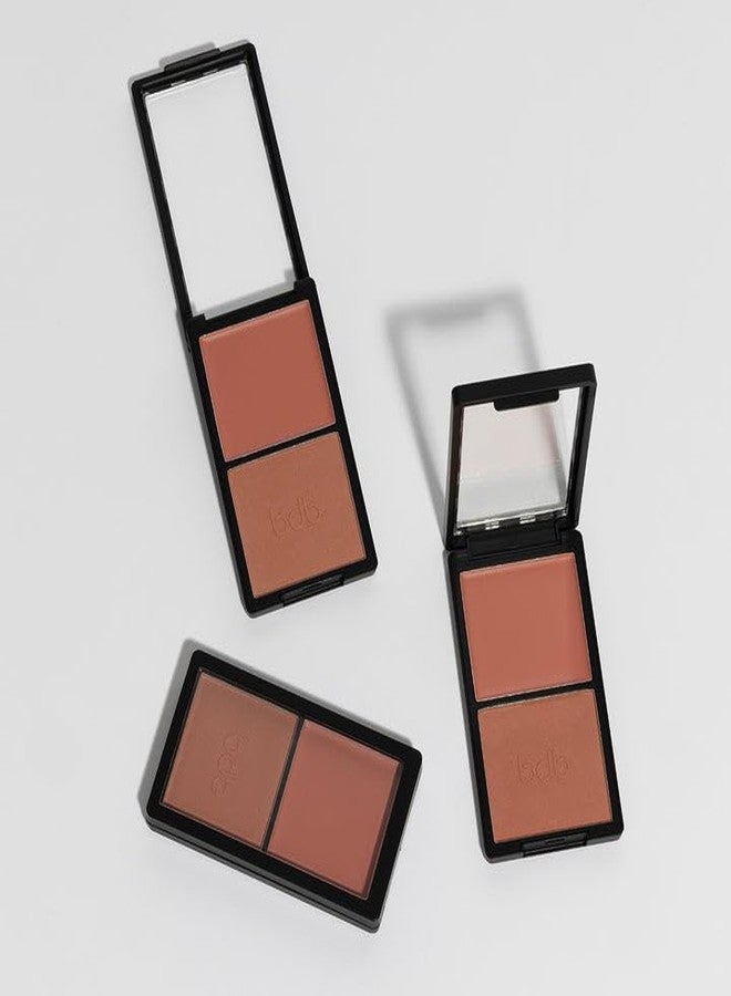 Billion Dollar Brows Billion Dollar Beauty Cream & Powder Blush Duo - Smooth Velvet Face Cheek Makeup Palette with Vitamin E, Long-Lasting Natural Radiance and Vibrant Buildable Flush of Color Set - Image 4