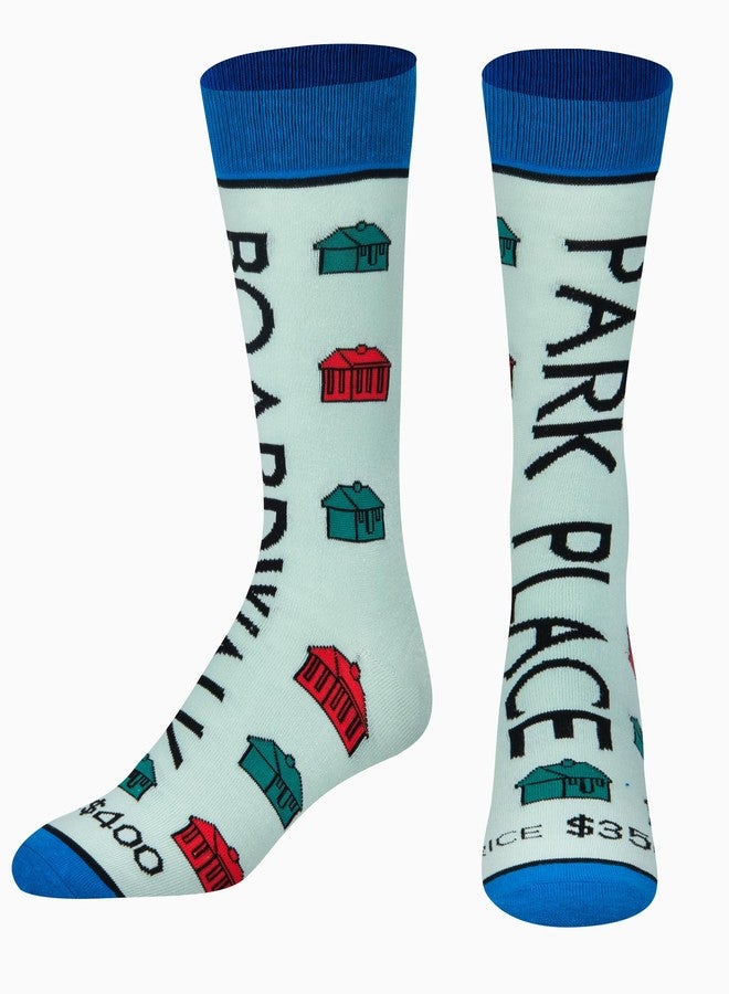 Odd Sox جوارب أود سوكس - جوارب مونوبولي بوردووك آند بارك بليس - جوارب مرحة مطبوعة بشخصيات ألعاب الطاولة - مزيج من القطن - مقاس كبير للرجال 8-12، للنساء 9.5-13.5 - Image 2