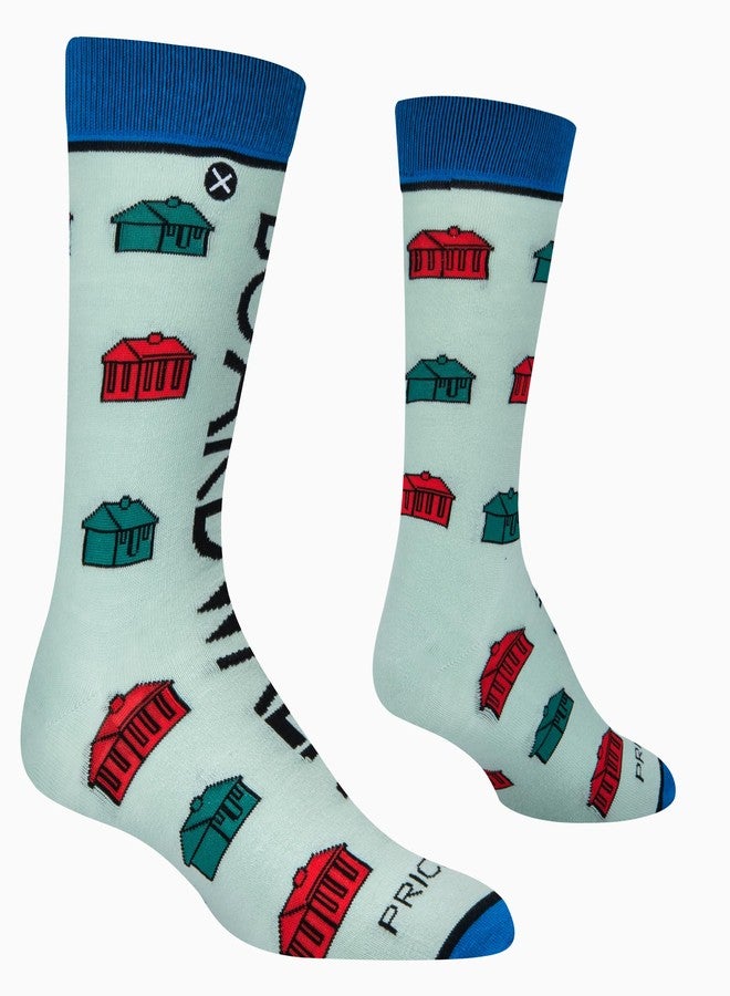 Odd Sox جوارب أود سوكس - جوارب مونوبولي بوردووك آند بارك بليس - جوارب مرحة مطبوعة بشخصيات ألعاب الطاولة - مزيج من القطن - مقاس كبير للرجال 8-12، للنساء 9.5-13.5 - Image 3