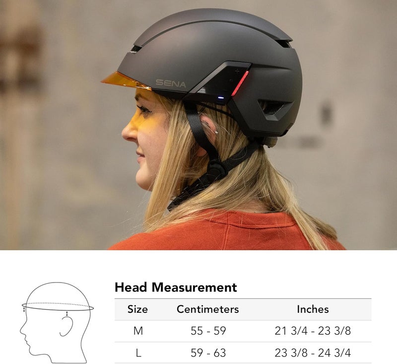 Sena U1 E-Bike Smart Helmet with Mesh 2.0 Intercom and Bluetooth Connectivity - Image 4