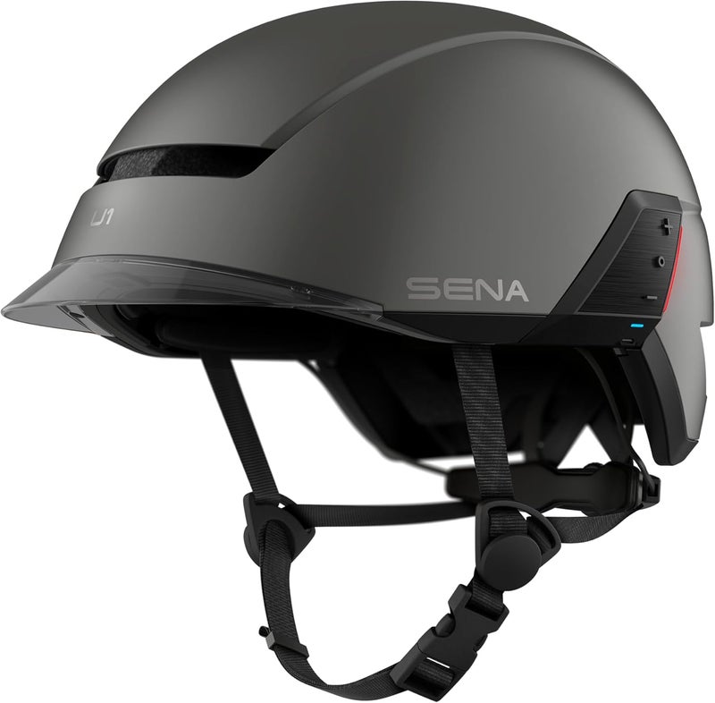 Sena U1 E-Bike Smart Helmet with Mesh 2.0 Intercom and Bluetooth Connectivity - Image 1