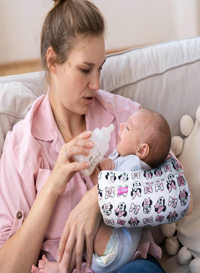 GET IT Breastfeeding Hand Support Pillow Vs Baby Bed with Detachable Cover 2 in 1 Baby | Newborn Nursing Pillow with Zip Buckle Adjustment | Infant for Baby and Mom Breastfeeding-Blue Star - Image 2