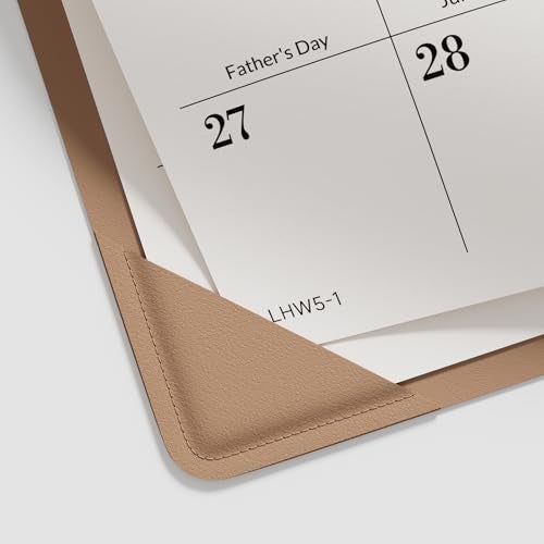 Jotsome Desk Calendar 2026-2027 with Desktop Mat, Large Desk Pad Calendar From Now to June 2027 22x17 inch, Desk Blotter Calendar for Home and Office, Easy Organizing (Apricot, 17" x 22") - Image 4