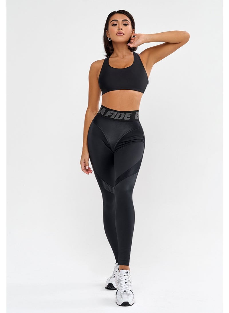Bona Fide Bona Fide Premium Quality Leggings for Women with Unique Design and Body Shape - High Waisted Tummy Control Legging  - Image 3