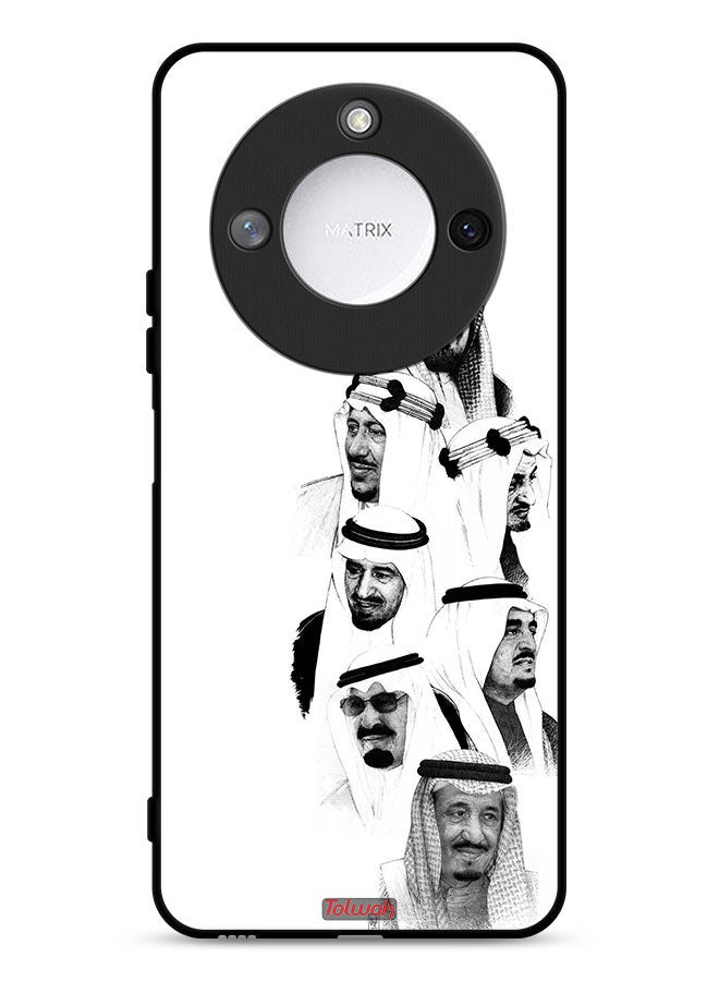 Tolwak Honor X9c Smart 5G Protective Case Cover Saudi Kings Art B_W - Image 1