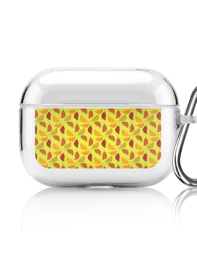 Stylizedd Classic Clear printed Case for Apple AirPods Pro 2nd Generation Thin Transparent Cover [Designed for Apple AirPods Pro 2nd Generation] - Autumn Leaves - Image 1