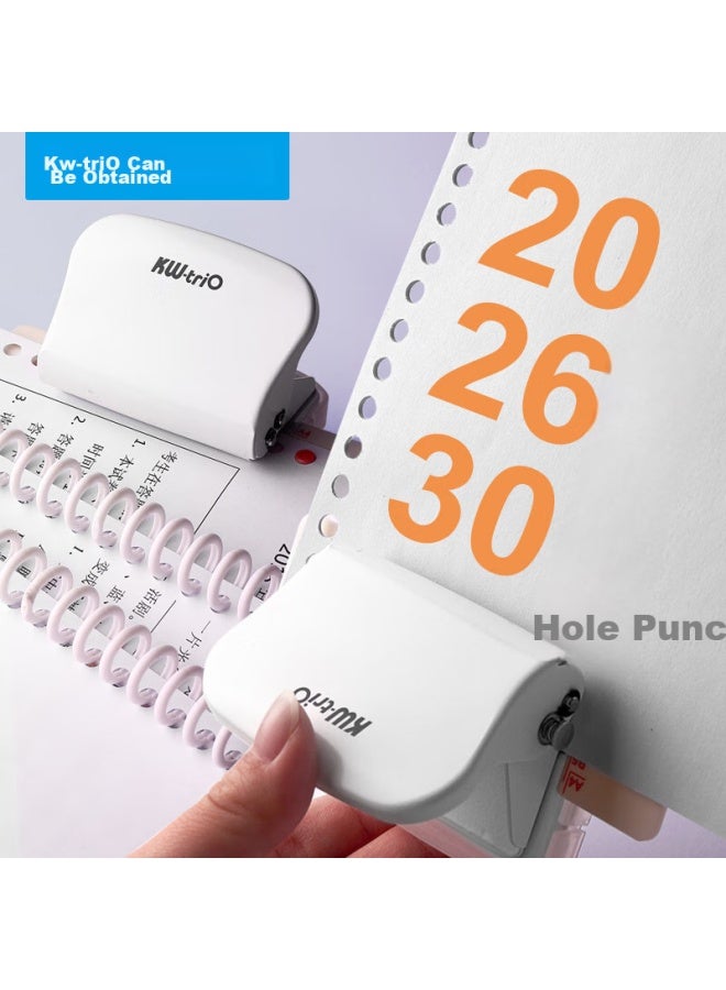 كيه دبليو تريو Kedeyou A520/b526/a430 ثاقب الثقوب، آلة ثقب متعددة الثقوب، مجلد للدفاتر ذات الأوراق المفكوكة، ثاقب الثقوب، أداة تعليمية، ثقب الورق - Image 5