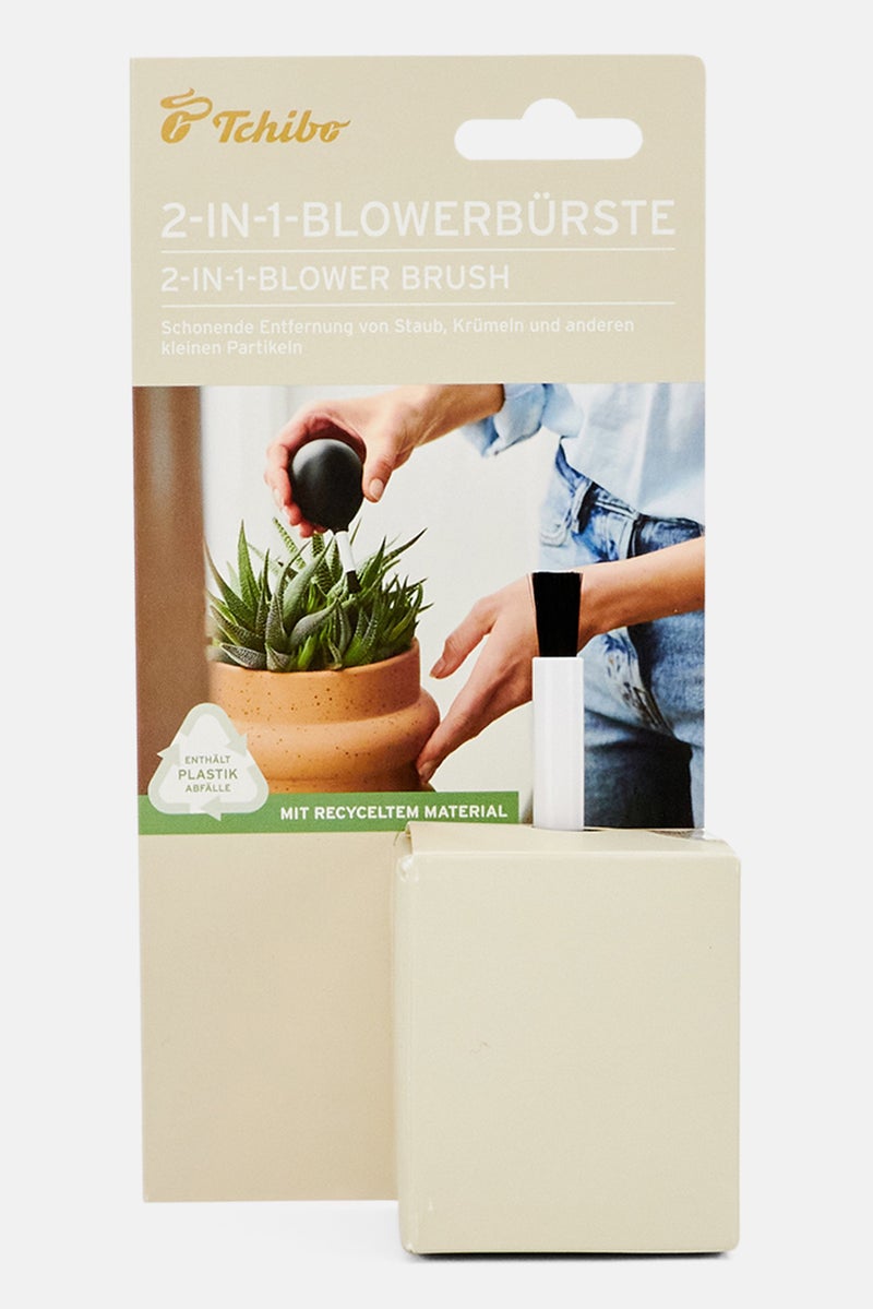 Tchibo 2-in-1 Blower Brush, Black - Image 2