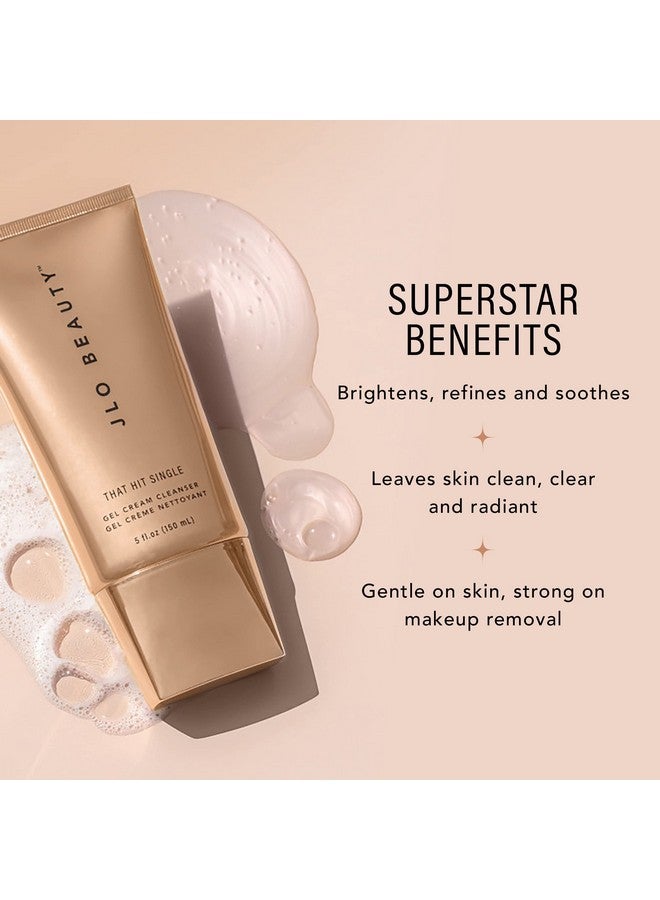 JLO BEAUTY That Hit Single Gel Cream Cleanser | Sulfate-Free, Antioxidant-Rich, Clears & Removes Makeup for Smooth, Radiant Skin | 5 Oz - Image 3