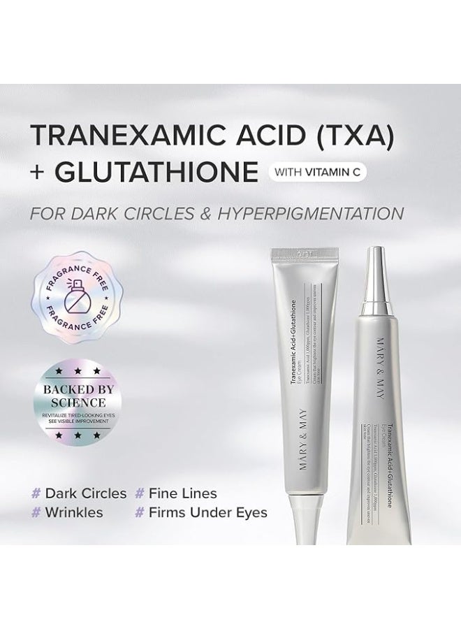 MARY & MAY Tranexamic Acid + Glutathione Eye Cream Special Set - Image 2