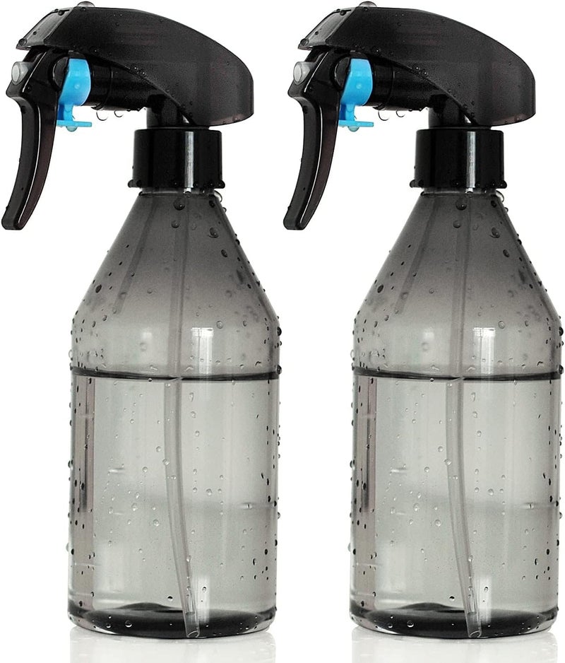 ChicAbode 2 Pcs Plant Mister Water Spray Bottle, 300 ml Fine Mist Sprayer for Flowers, Indoor & Outdoor Plants, Gardening, Succulents, Bonsai, Cleaning Solutions, Leak-Proof Plastic Spritz Bottle - Image 1