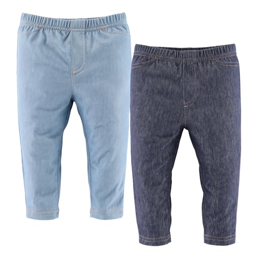 The Peanut Shell The Peanutshell Baby Boys or Girls Jeggings Set of 4-12-18 Months Size Jeans, Soft and Stretchy Pants, Boy and Girl Leggings, Infant Boy and Toddler Girl Clothes - Denim - Image 4