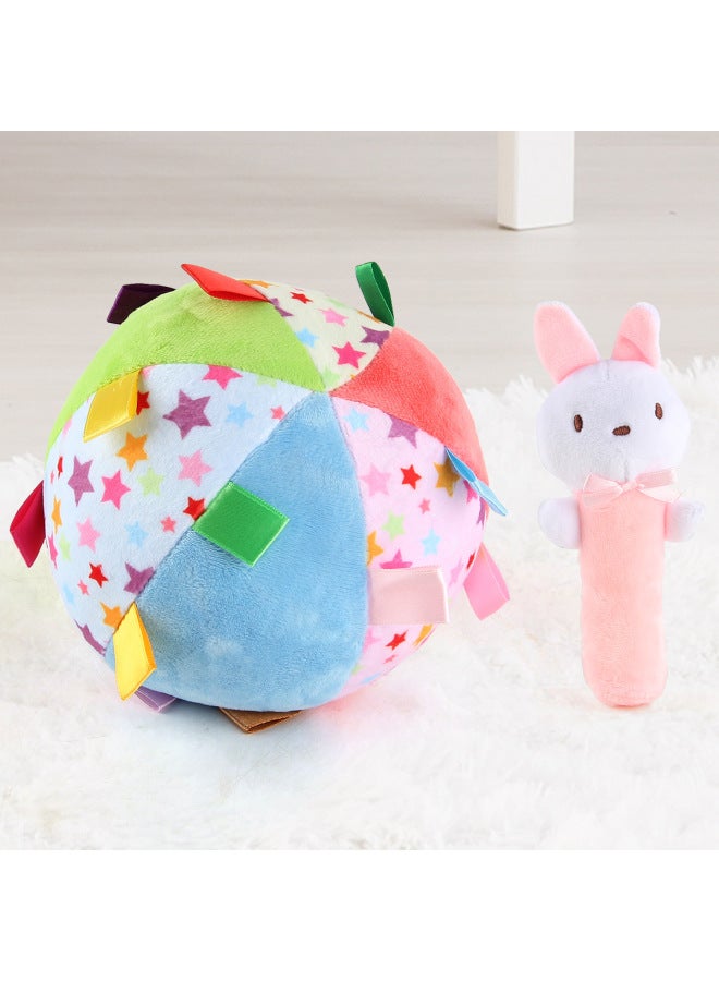Years Old Baby Hand Ball Shape Forest Animal Cognitive Baby Bedside Pendant Educational Toys - Image 2