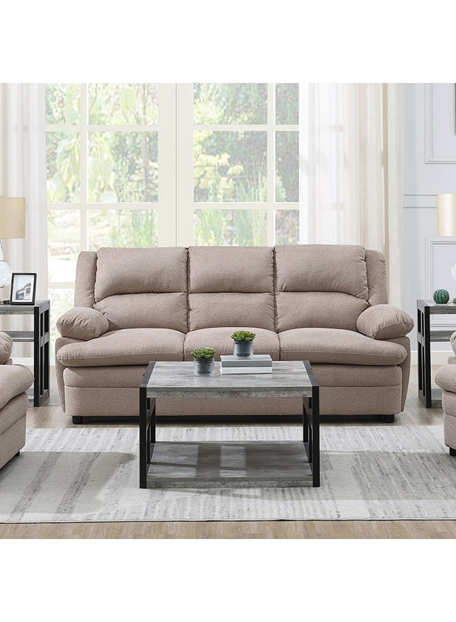 Home Box Bali Lamo 3-Seater Fabric Sofa 92 x 98 x 204 cm - Image 2