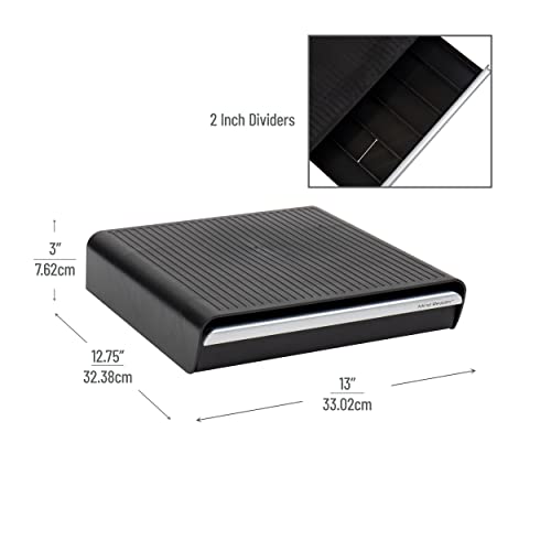 Mind Reader Single Serve Coffee Pod Drawer, 36 Pod Capacity, Countertop Organizer, Breakroom, 12.75"L x 13"W x 3"H, Black - Image 3