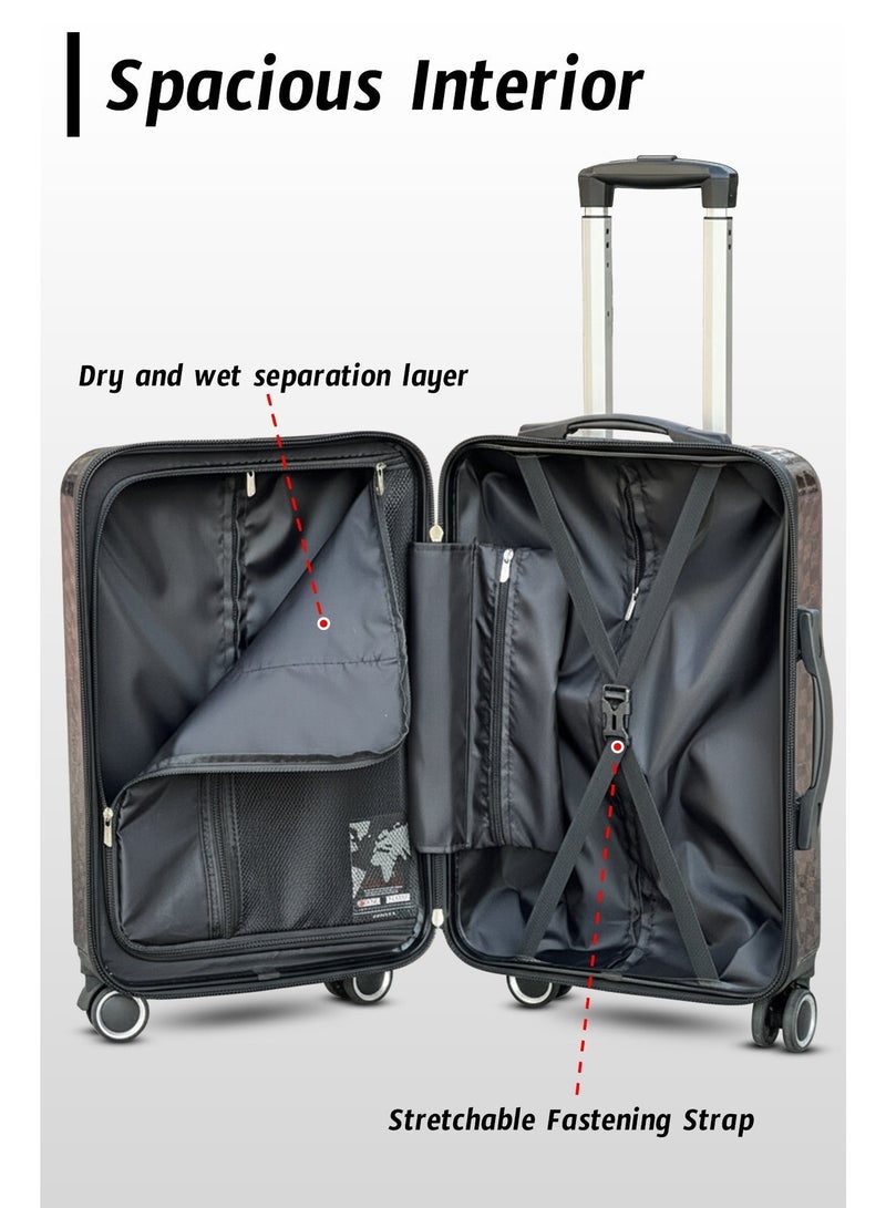 ZAAPPY Multifunctional Front Opening Hard shell ABS Carry-On Luggage, Lightweight, Laptop Compartment - Image 5