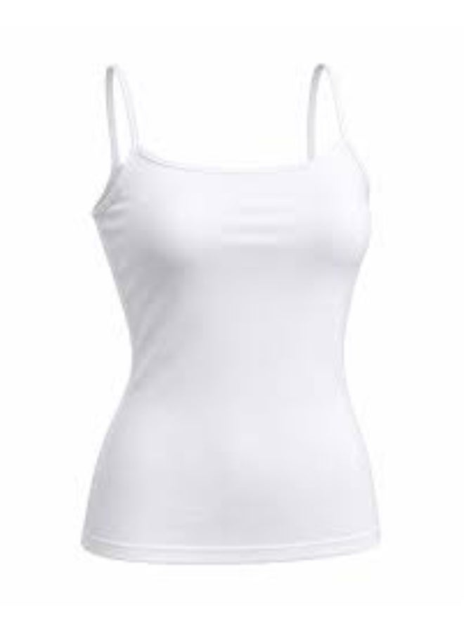 Comodo Women's Thin Strap Camisole - White - Image 1