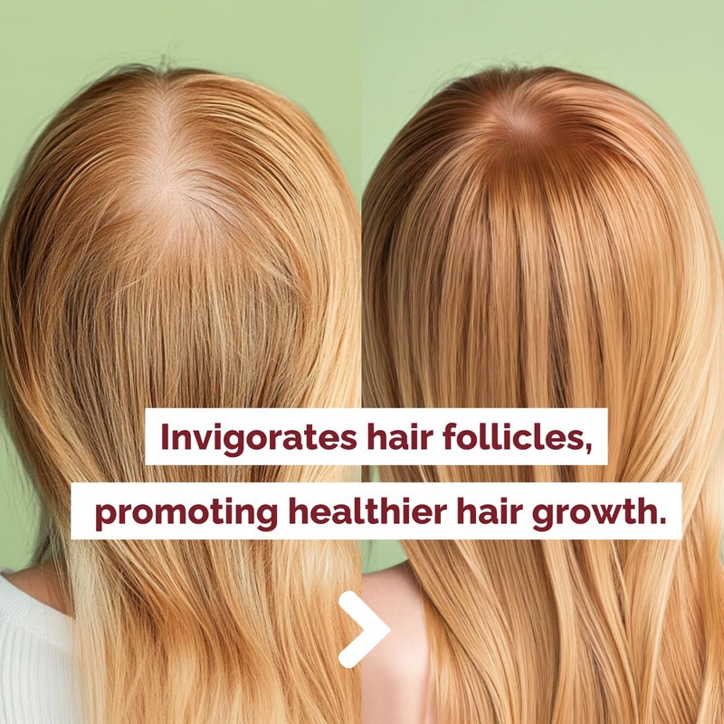 Just Nutritive Onion & Rosemary Shampoo for Hair Growth, Thickening, Strengthening - Sulfate-Free, Enriched with Red Onion Oil, Rosemary Oil, Tea Tree - 16 oz - Image 3